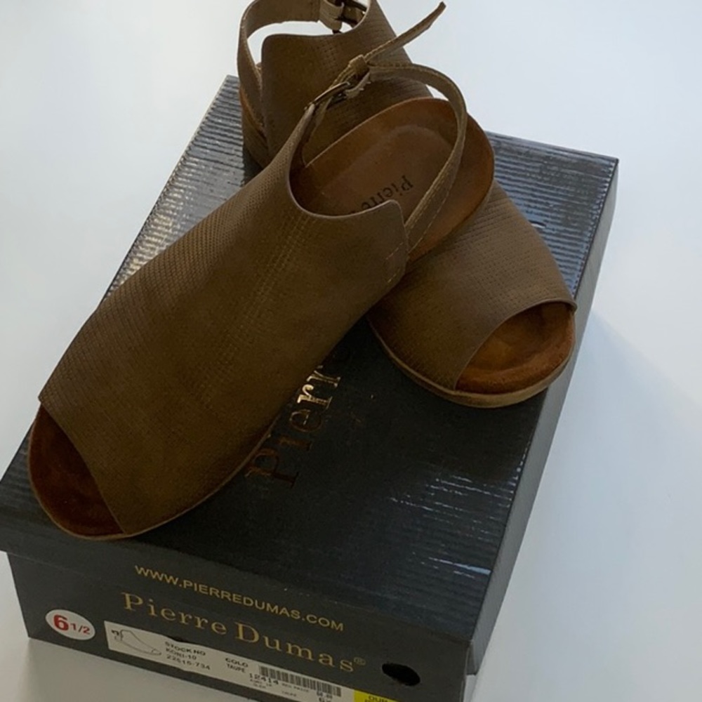 Pierre Dumas suede feel shoes/booties
